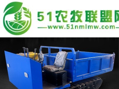 厂家**爬坡载货农用工程橡胶 *轮 履带运输车图1