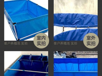 广东帆布厂 涂塑布 刀刮布 帆布养鱼池 养虾池图1