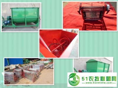 卡曼KM-1000肥料卧式搅拌机图1