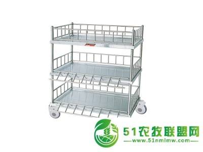ZY06 上海正太医用不锈钢三层液体车图1