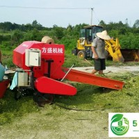 内蒙古牧草麦秆青贮饲料打捆包膜一体机 大型全自动液压打捆机