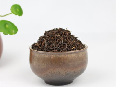云南产地货源 勐海普洱茶金芽熟茶 宫廷普洱 散茶厂家直销图2