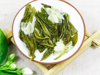 2021新茶叶广西横县茉莉花茶茉莉雪螺特级茶叶散装厂家批发图4