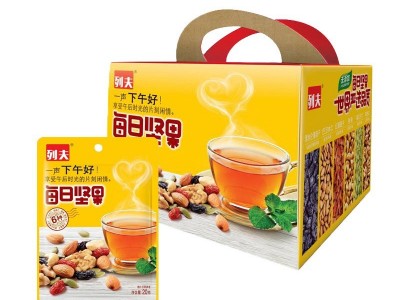 列夫 每日坚果600g 零食大礼包孕妇儿童巴旦木混合小包装内含30包图5