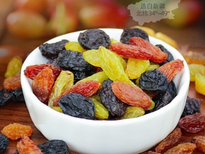列夫 520g新疆三色葡萄干包盒装休闲办公室儿童下午茶好吃的零食图4