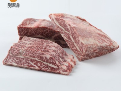 麟州食品谷饲去骨雪花牛小排5A级别冷冻牛肉西餐牛排原料厂家直销图4