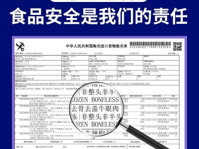 巴西385西冷正关进口牛肉批发烧烤火锅生鲜牛肉图2