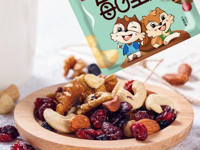 厂家批发营养健康美味每日坚果炒货休闲零食混合搭配干果炒货食品图3