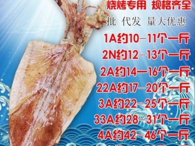 广西北海鲜水产海捕烧烤手撕淡干大干鱿鱼干货小大尤鱼2a散装批发图2