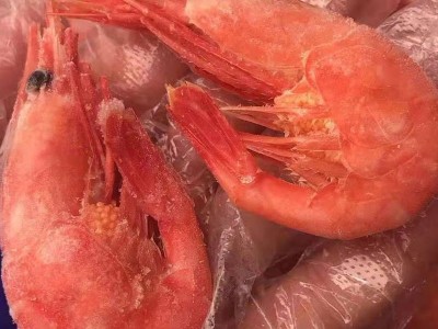海鲜礼盒装净重4斤腹籽北极甜虾带籽熟冻即食北极虾冰虾籽虾图3
