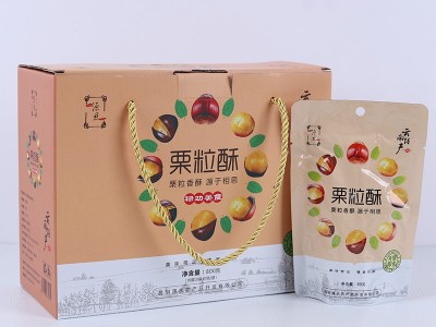 云南源思板栗仁休闲零食栗粒酥800g中秋礼盒装熟栗子即食炒栗子图2