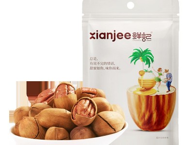 鲜记 碧根果108g/260g坚果休闲零食果干果山核桃批发图2