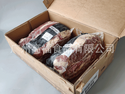 澳洲1620RV安格斯谷饲150天上脑心冷冻原切雪花牛排餐厅酒店食品图2