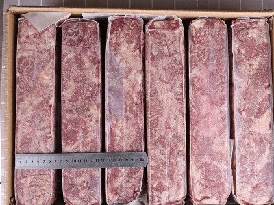 供应冷冻雪花牛肉粒日式料理生鲜牛肉烧烤铁板食材牛肉粒 冷冻图3