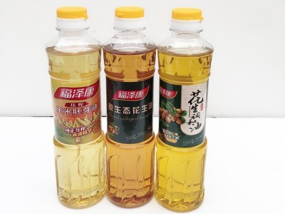 福泽康500ML小瓶压榨花生调和油 食用油 花生油 贴牌 厂家直销图5