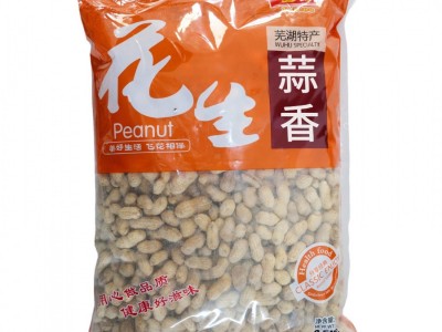 厂家批发飞花带壳蒜香味花生2.5kg大包装花生 香脆可口坚果零食图5