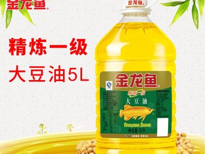 金龙鱼精炼大豆油5L大桶装色拉油 福利批发图3