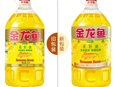 金龙鱼菜籽油5L桶装 压榨 煎炸食用油大桶装图5