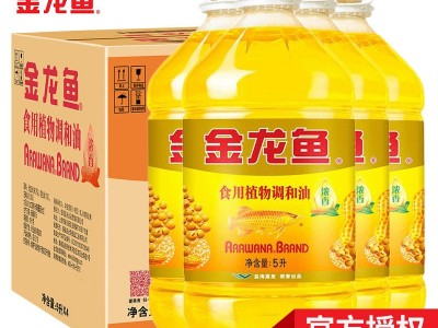 金龙鱼花生浓香型食用植物调和油5L员工福利批发图1