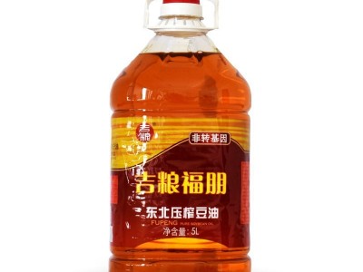 厂家直销 吉粮福朋东北压榨豆油 食用油 植物油 5L图4