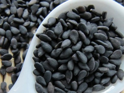 散装1包=1斤 山东欣绿得天然黑芝麻精选食用黑芝麻 厂家销售图1