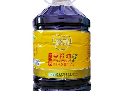 爱菊 16.4升四级纯菜籽油 食用油大桶 油泼辣子 凉皮专用油30斤图5