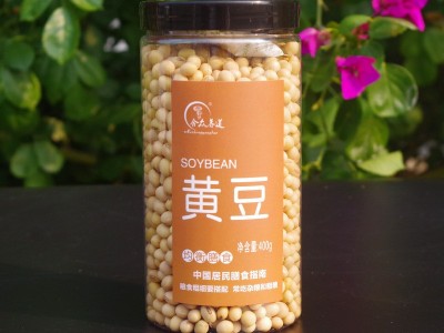 合众养道四川土黄豆厂家直销黄豆产地货源四川豆浆豆400g/罐图1
