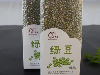 合众养道 绿豆厂家直销 产地货源豆芽豆 五谷杂粮绿豆380g/袋图3