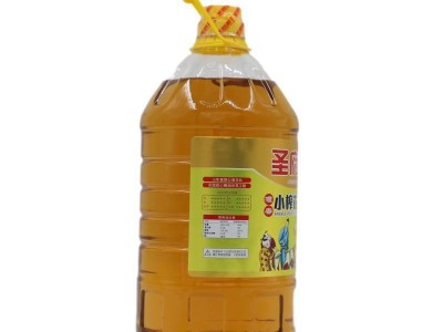 包邮山东圣府第5升食用油 物理压榨 山东厂家 浓香5L一级花生油图3