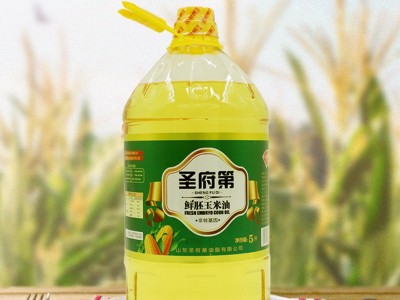 包邮山东圣府第 5升食用油 非转基因 物理压榨 5L一级玉米胚芽油图4