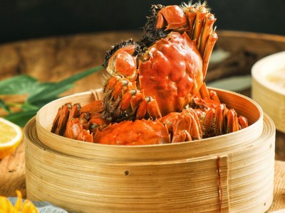 现货阳澄湖镇大闸蟹 公蟹4.5两3只母蟹3两3只礼盒装大闸蟹批发图3