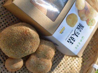 【浙农干货】农家特产自然山珍90g密封包装批发零售干猴头菇图2