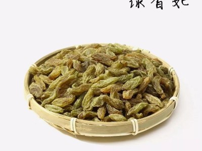 新疆吐鲁番葡萄干绿香妃水果干水果小吃休闲零食无核葡萄干批发图5