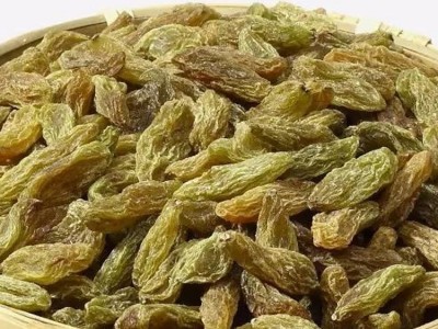 新疆吐鲁番葡萄干绿香妃水果干水果小吃休闲零食无核葡萄干批发图2