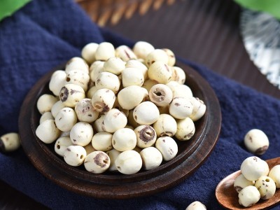 精选湘潭磨皮莲子干货散装散装批发 通芯白莲子原产地职工莲子图3