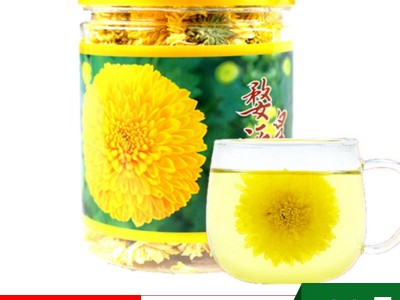 2021年新花婺源皇菊 晓起皇菊丝朵一杯黄菊散罐装菊花茶厂家直销图1