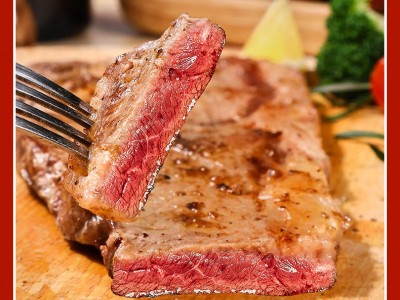 自助餐牛排黑椒西冷原切牛排厚切眼肉调理街头餐饮冷冻牛排批发图2