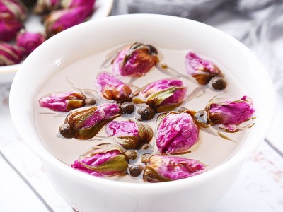 粉色玫瑰花茶 500g散装花蕾泡水喝 法兰西粉玫瑰图1