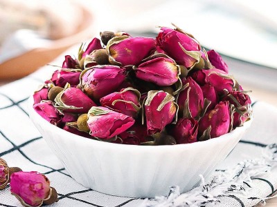 粉色玫瑰花茶 500g散装花蕾泡水喝 法兰西粉玫瑰图3
