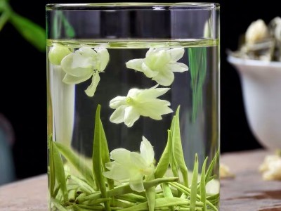 横县茉莉花茶2021新茶雀舌针王兰妃浓香型白毫银针花茶叶罐装代发图3