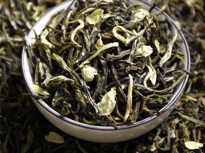 横县茉莉花茶2021新茶浓香型飘雪玉芽白毫口粮茶系列茶叶散装批发图3