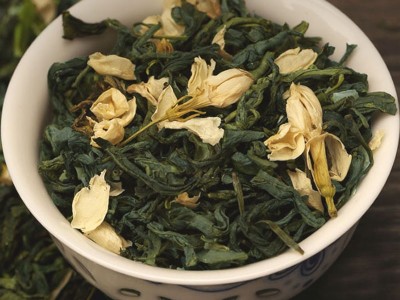 横县茉莉花茶2021新茶浓香型飘雪玉芽白毫口粮茶系列茶叶散装批发图2