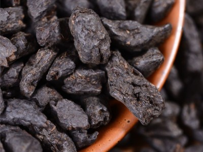 源头工厂 批发云南普洱茶叶 糯米香茶化石 碎银子 散装糯香小沱茶图4