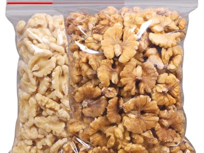 新货生核桃仁500g原味熟散装批发薄皮坚果孕妇零食琥珀核桃肉整箱图3