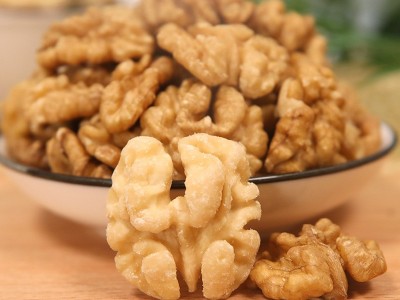 新货生核桃仁500g原味熟散装批发薄皮坚果孕妇零食琥珀核桃肉整箱图4