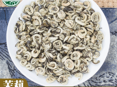 2022年新茉莉花茶 花果茶 横县产地 散装茶叶 批发浓香型单芽玉螺图2