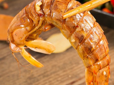 厂家壳百味椒盐皮皮虾180g海鲜熟食椒盐皮皮虾 即食批发 一件代发图3