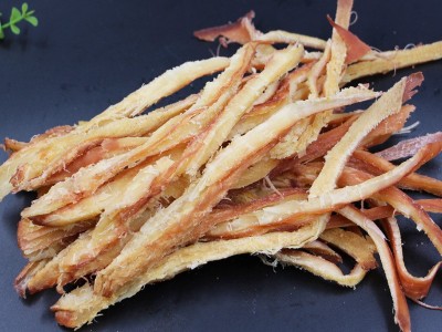 松挺源 鲜烤墨鱼条 鱿鱼耳条海鲜干货10斤整箱批发零食图2