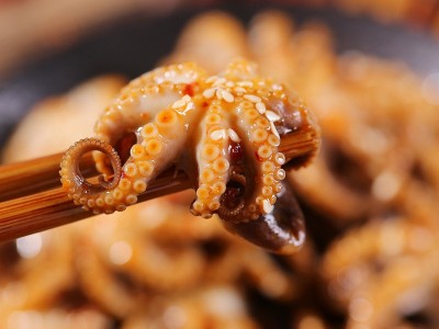 香辣八爪鱼熟食麻辣章鱼即食爆头长腿迷你小大八爪海鲜现做图2