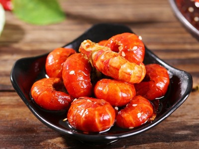 麻辣小龙虾尾香辣虾尾海鲜虾仁熟食蒜香现做十三香虾球零食即食图2